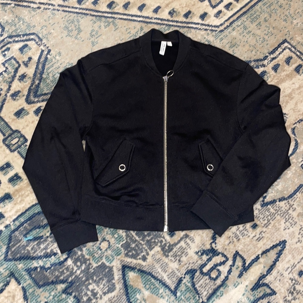 & Other Stories Stockholm Atelier Women’s Black Cropped Jacket Size 6